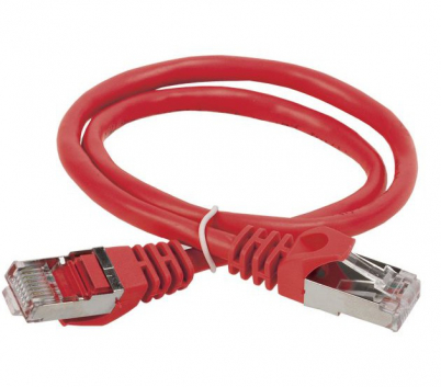 Патч-корд ITK категория 5е FTP 5 метр PVC красный