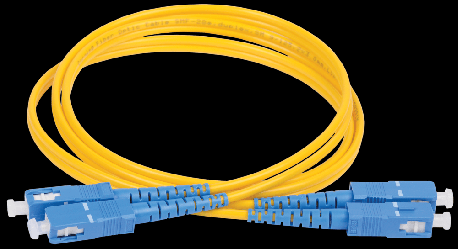 Шнур оптический коммутационный соединительный (патч-корд) для одномодового кабеля (SM) 9/125 (OS2) SC/UPC-SC/UPC двойного исполнения (Duplex) LSZH 3м