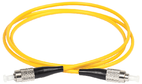 Шнур оптический коммутационный соединительный (патч-корд) для одномодового кабеля (SM) 9/125 (OS2) FC/UPC-FC/UPC одинарного исполнения (Simplex) LSZH 2м