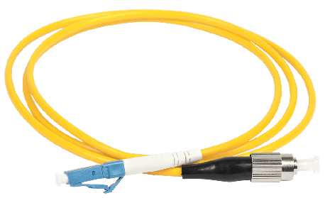 Шнур оптический коммутационный переходной (патч-корд) для одномодового кабеля (SM) 9/125 (OS2) FC/UPC-LC/UPC одинарного исполнения (Simplex) LSZH 1м