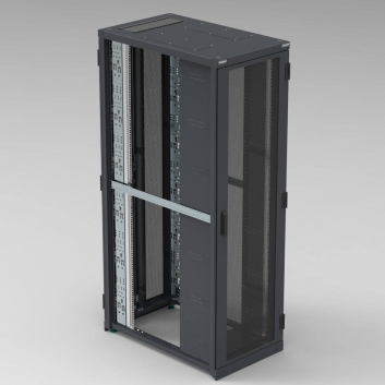 Шкаф серверный 19дюйм - 46U - 600x1000 мм - с оптимизацией воздушных потоков