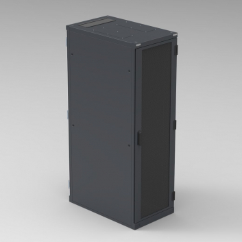 Шкаф серверный 19дюйм - 46U - 600x1200 мм - в плоской упаковке - с боковыми панелями