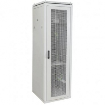 Шкаф сетевой 19дюйм ITK LINEA N 18U 600х800 мм перфорированная передняя дверь серый