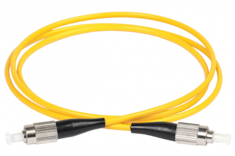 Шнур оптический коммутационный соединительный (патч-корд) для одномодового кабеля (SM) 9/125 (OS2) FC/UPC-FC/UPC одинарного исполнения (Simplex) LSZH 1м