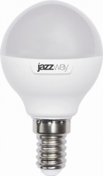 Лампа светодиодная LED 11Вт 230Вт E27 белый матовый   шар Jazzway