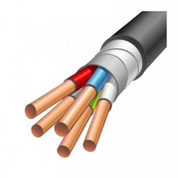 Кабель силовой ППГнг(А)-HF 5х6ок(N.PE)-1 однопроволочный черный (барабан)