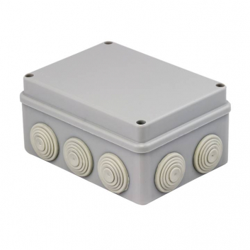 Коробка распаячная КМР-050-041 пылевлагозащитная 10 мембранных вводов уплотнительный шнур (150х110х70) PROxima