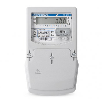 Счетчик электроэнергии CE208 S7.845.1.OG.V GS01 IEC однофазный многотарифный 5(60) класс точности 1.0/1.0 Щ ЖКИ оптопорт GSMЕк(фл)