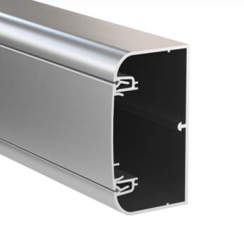 Кабель-канал 90x50 алюминиевый серый металлик IN-Liner AERO
