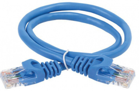 Патч-корд ITK категория 5е UTP 1.5м PVC синий