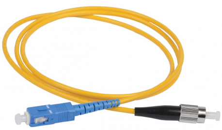 Шнур оптический коммутационный переходной (патч-корд) для одномодового кабеля (SM) 9/125 (OS2) SC/UPC-FC/UPC одинарного исполнения (Simplex) LSZH 2м
