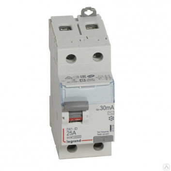 Выключатель дифференциального тока (УЗО) DX3 2П 80А 300мА-А