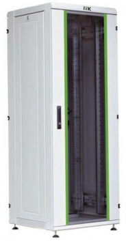 Шкаф сетевой ITK 42 юнита 800х800 мм стеклянная передняя дверь