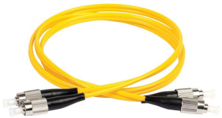 Шнур оптический коммутационный соединительный (патч-корд) для одномодового кабеля (SM) 9/125 (OS2) FC/UPC-FC/UPC двойного исполнения (Duplex) LSZH 2м