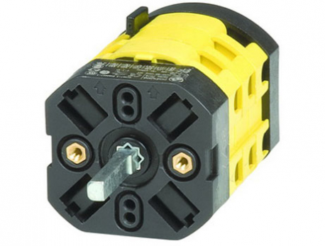 Переключатель кулачковый двухполюсный с креплением на DIN-рейку на 20А