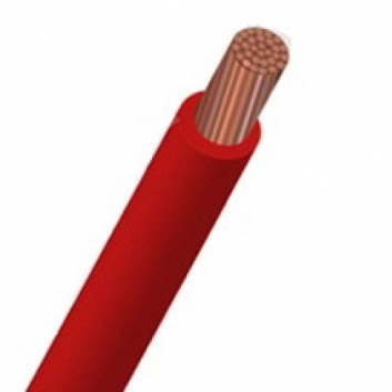 Провод силовой ПуГВ 1х1 красный ТРТС (500м) многопроволочный