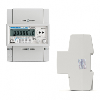 Счетчик электроэнергии CE102M R5 145-J однофазный многотарифный 5(60) класс точности 1.0 D ЖКИ оптопорт
