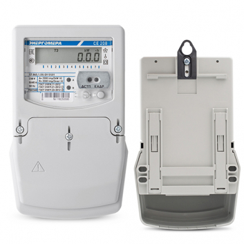 Счетчик электроэнергии CE208 S7.145.2.OG.QV GS01 IEC однофазный многотарифный 5(60) класс точности 1.0 Щ ЖКИ оптопорт GSM