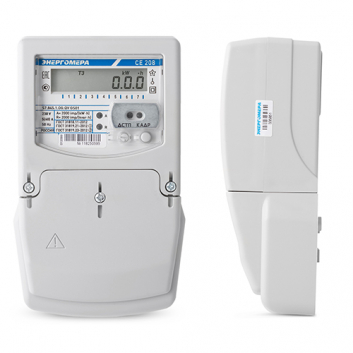 Счетчик электроэнергии CE208 S7.145.2.OG.QV GS01 IEC однофазный многотарифный 5(60) класс точности 1.0 Щ ЖКИ оптопорт GSM