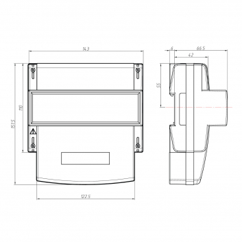 Счетчик электроэнергии CE301 R33 043-JAZ  трехфазный многотарифный, 5(10), кл.точ. 0.5s, D, ЖКИ, RS485, оптопорт