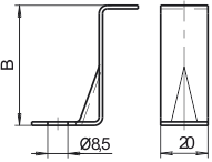 Скоба У-1078 УХЛ2.5